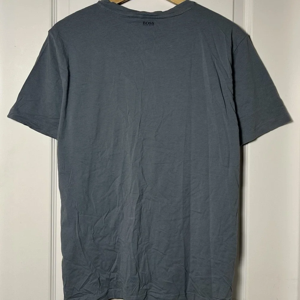 Boss by Hugo Boss Gray Bird Graphic Print Short‎ Sleeve Crew Neck T-Shirt
